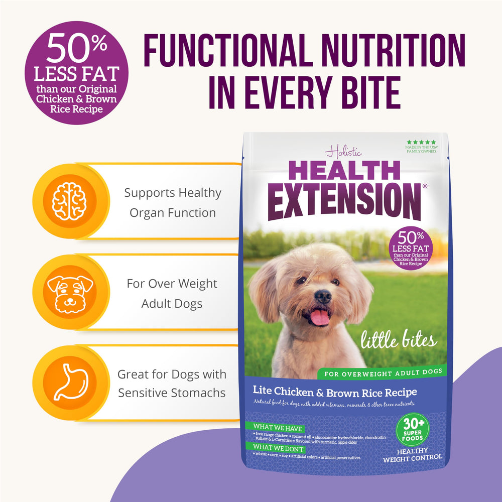 Health Extension Little Bites Lite 30+ superfoods blend supports natural immune health.