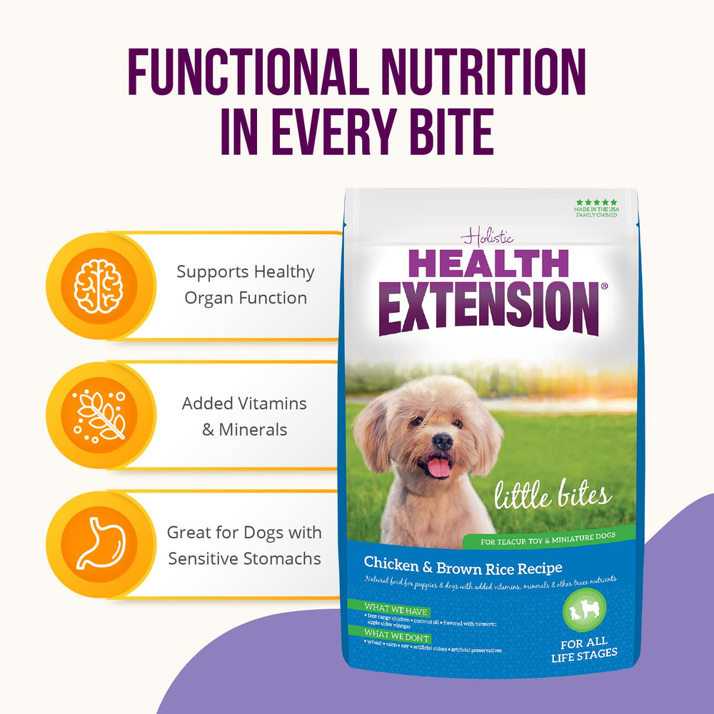 Health Extension Little Bites serving bowl for small dogs at mealtime
