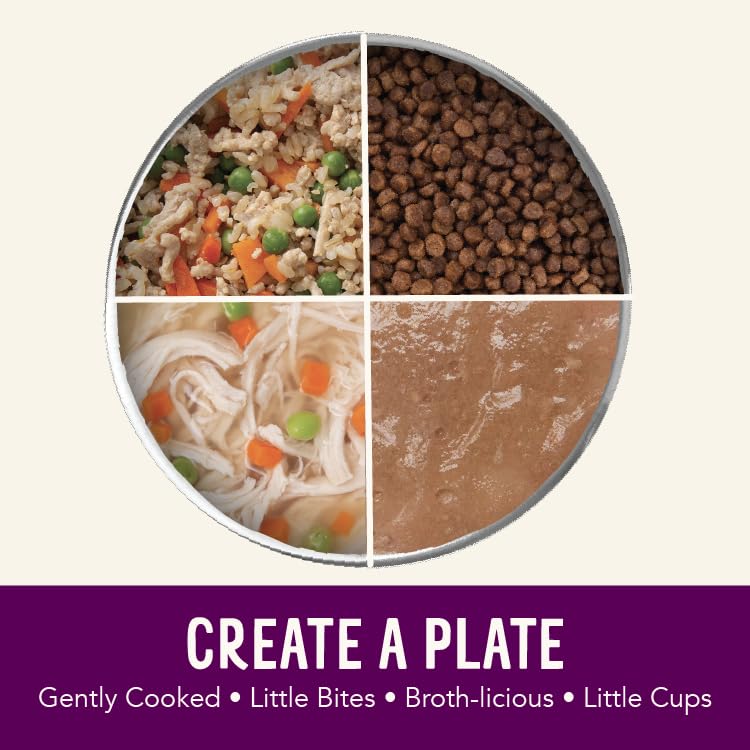 Health Extension Little Cups portion-control shot demonstrates precise serving for small breeds.