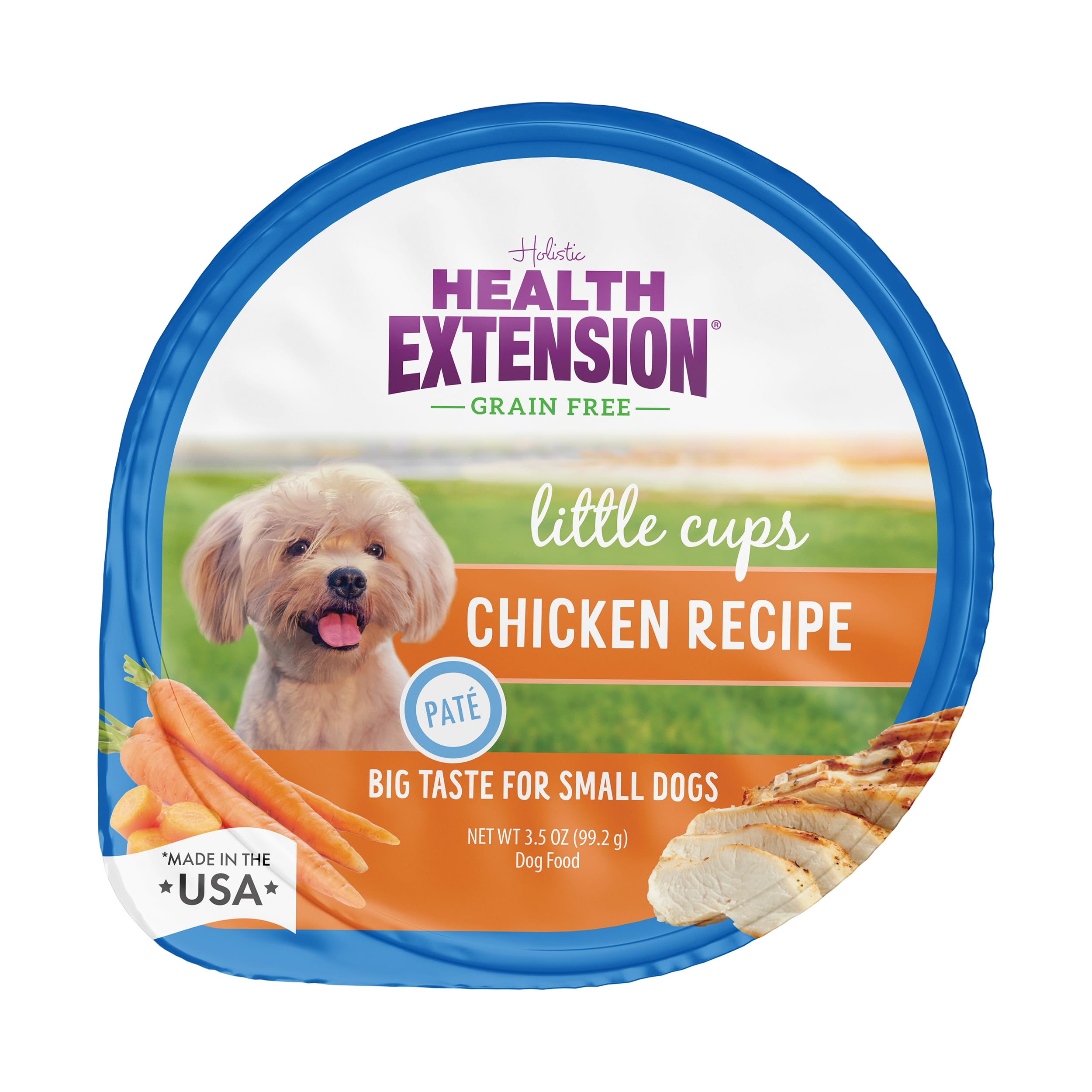 Health Extension Little Cups turkey serving closeup emphasizes variety and taste for picky eaters.