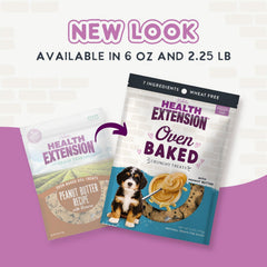 Health Extension gluten-free ingredients list image emphasizes limited ingredients for sensitive stomachs