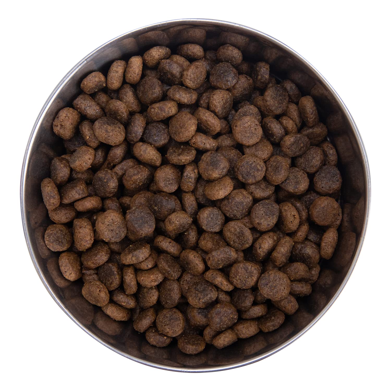 Health Extension serving bowl of kibble illustrates all-life-stages nutrition in one meal