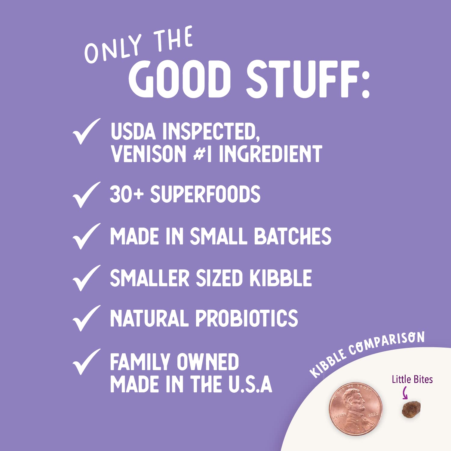 Health Extension venison-sweet-potato grain-free pieces highlight gentle energy for all life stages