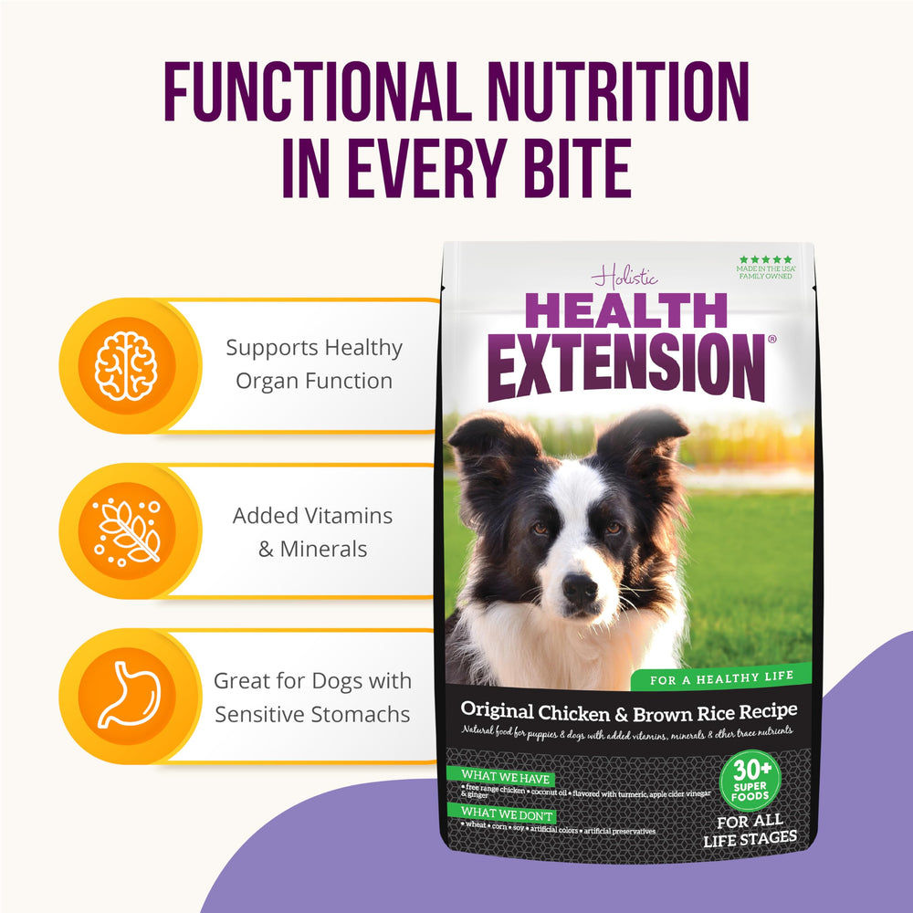 Health Extension turmeric and apple cider vinegar highlight antioxidant-rich natural ingredients.