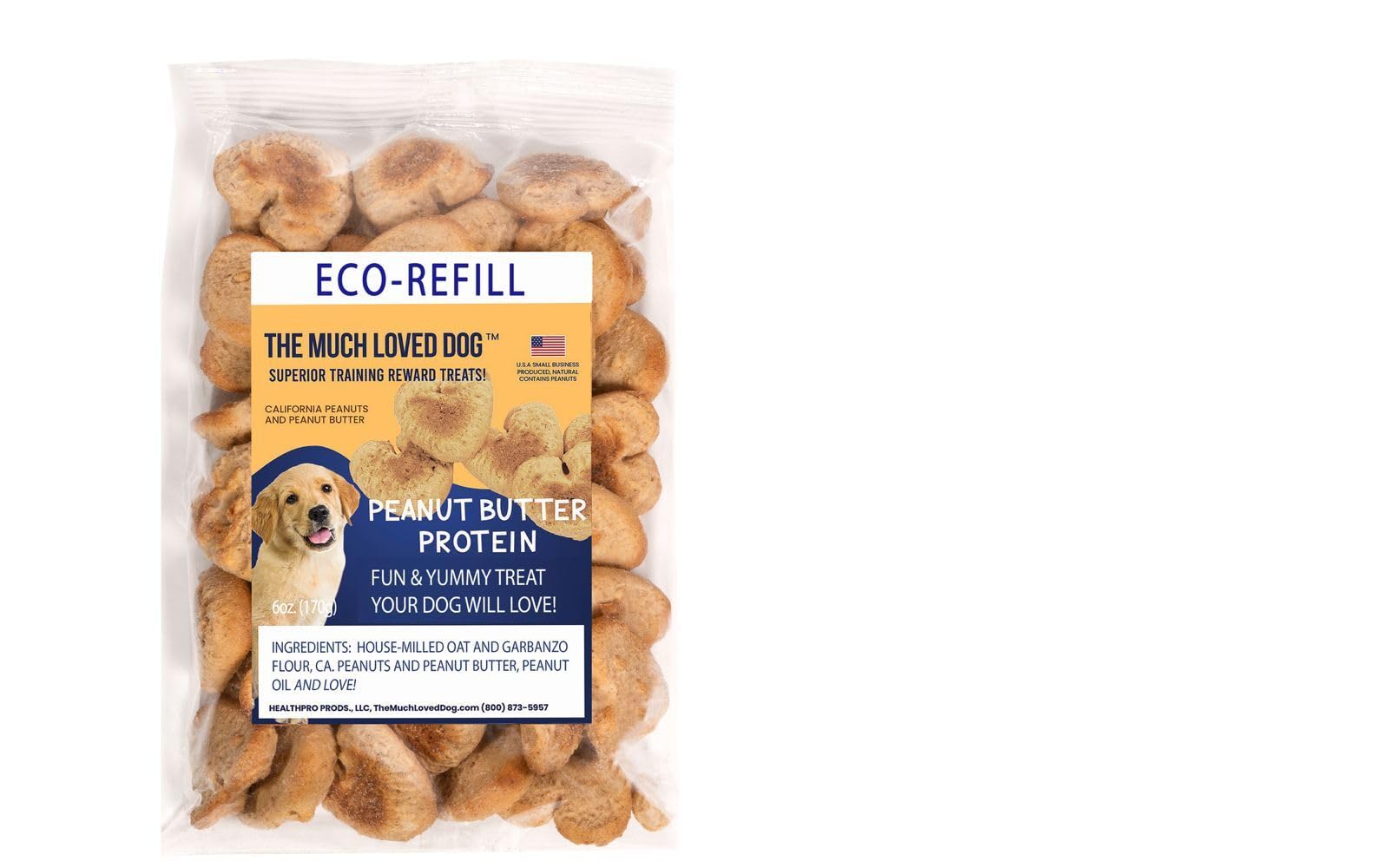 Healthpro Prods Fresh-Keeper Jar keeps dog treats crunchy and fresh for months.