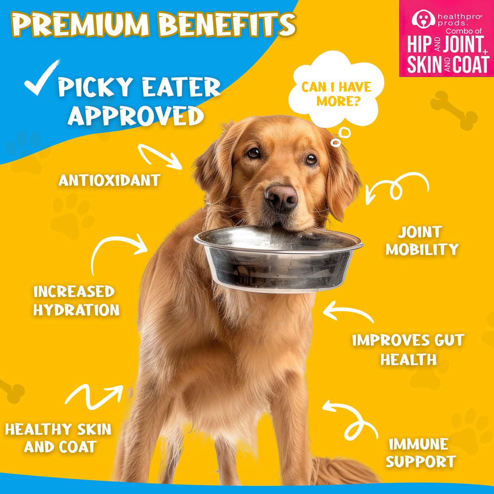 Healthpro Prods VitaGravy resealable pouches keeping freshness for dogs.
