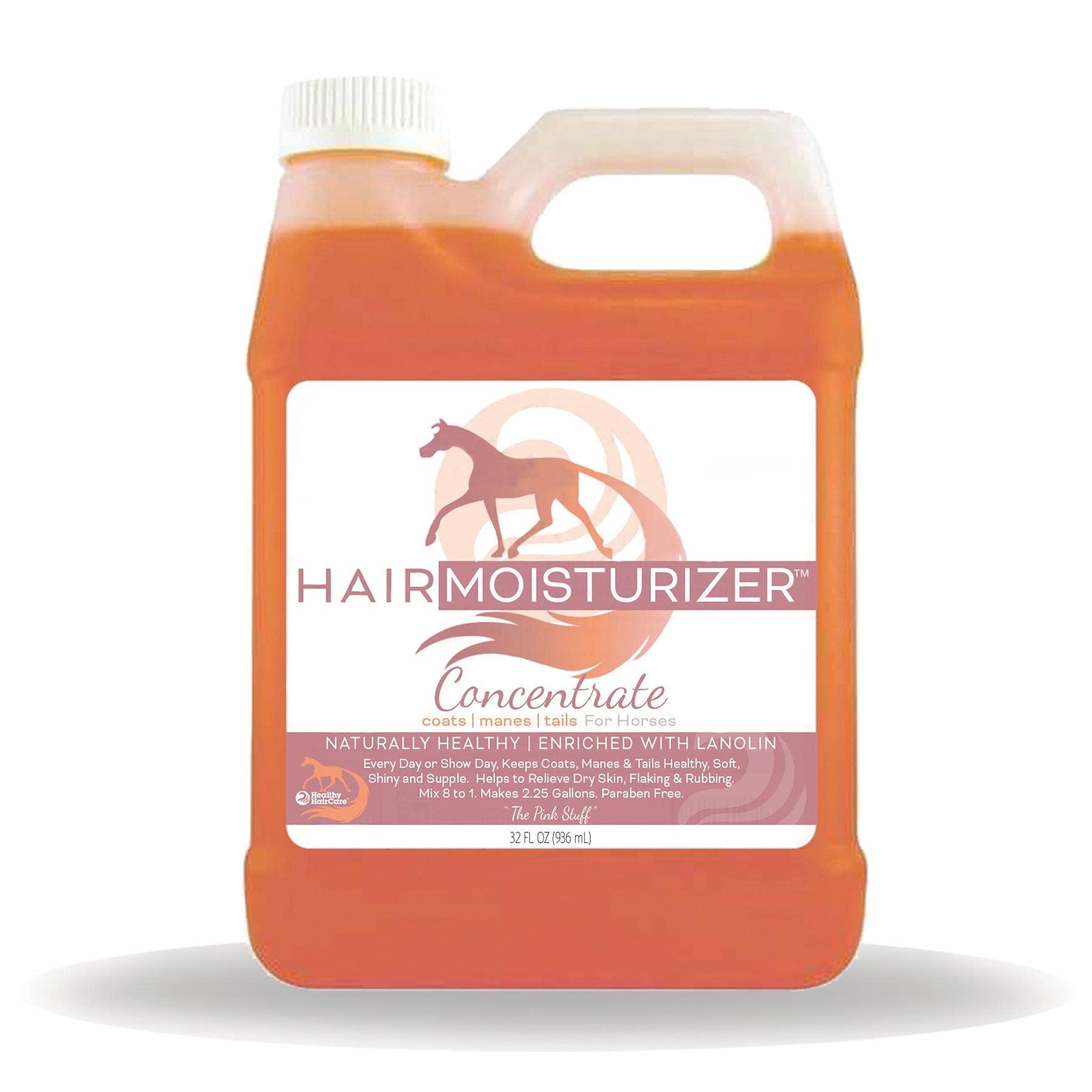 Healthy HairCare Product horse moisturizer bottle pour for easy coat conditioning on manes and tails