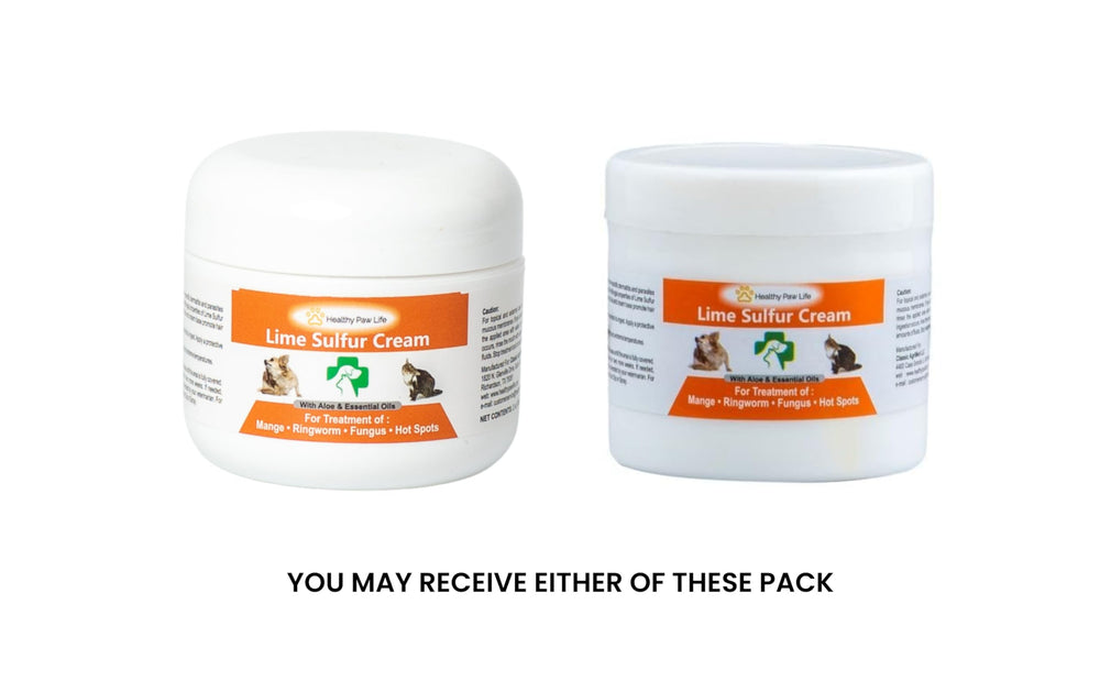 Healthy Paw Life pet application on skin demonstrates soothing coverage for dry skin.
