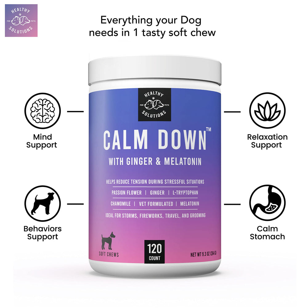 Healthy Solutions For Pets Calming Chews soft chews close-up showing palatable texture for dogs.