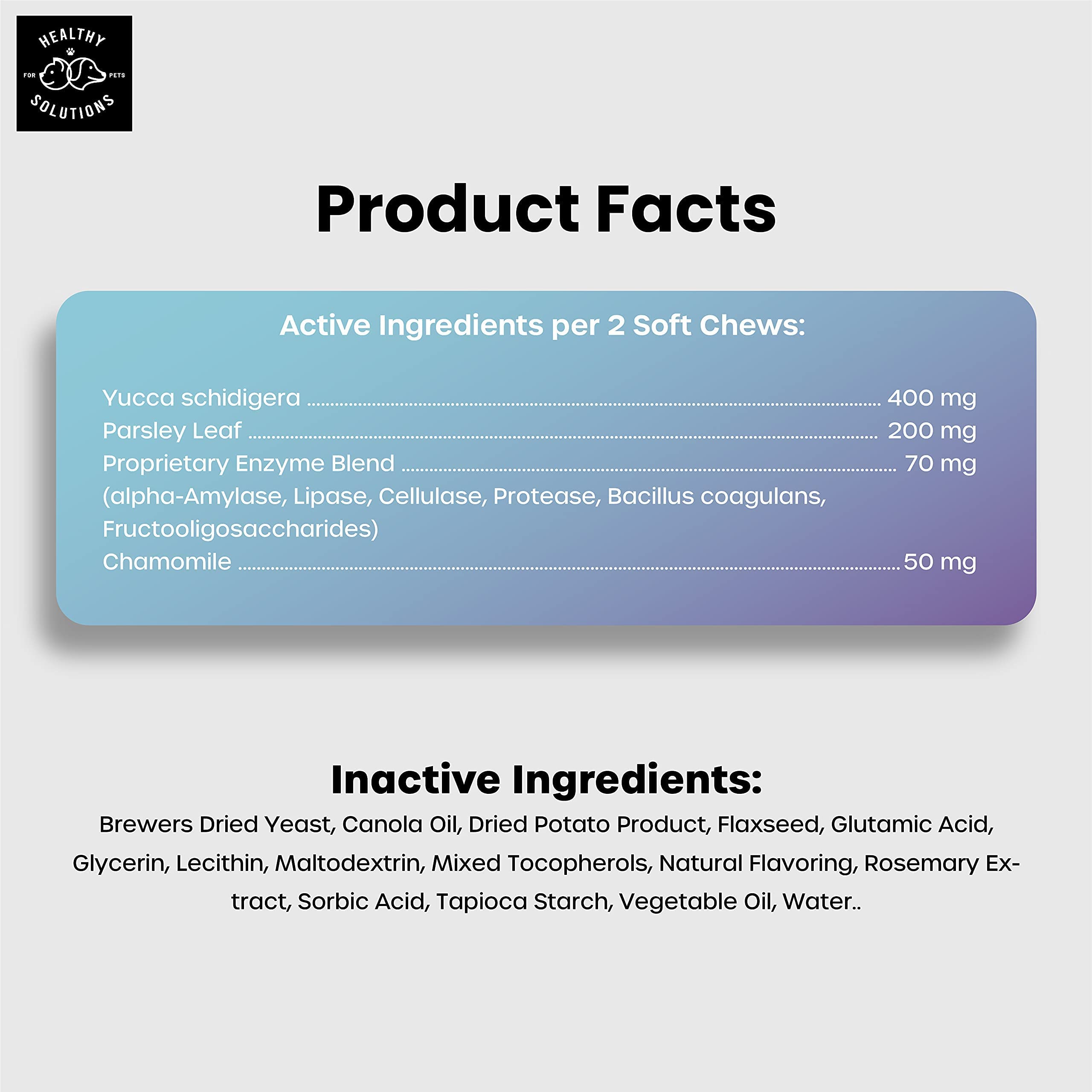 Healthy Solutions For Pets parsley breath-freshener—breath-friendly addition with stool-eating deterrence