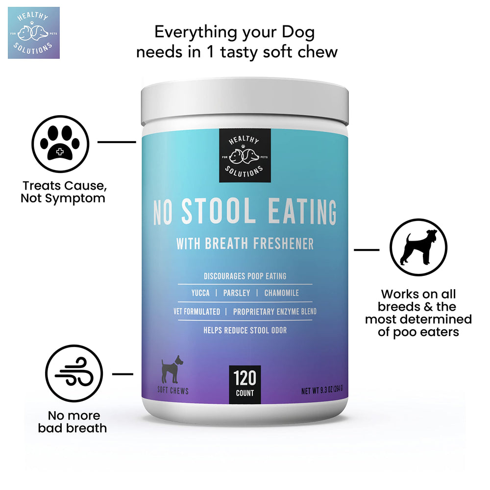 Healthy Solutions For Pets soft chews closeup—palatable texture aiding digestion and odor reduction