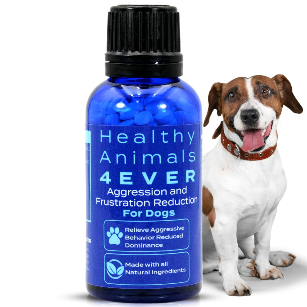 HealthyAnimals4Ever HA4E jar front shows calming relief for anxious dogs