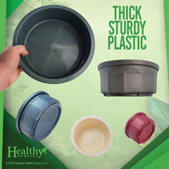 Healthy Surplus Pet Crock Bowl non-tip base prevents spills during meals