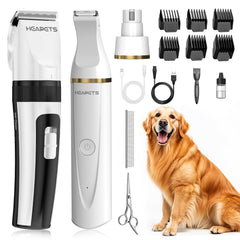 HEAPETS dog hair clippers grooming kit delivers precise trimming for a clean, efficient grooming session.