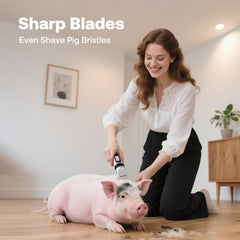 HEAPETS rechargeable cordless trimmer offers flexible grooming without cords.