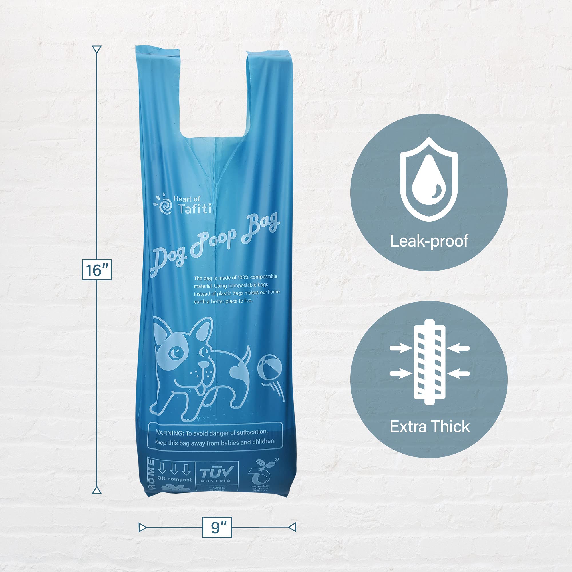 Heart of Tafiti unscented dog poop bags for sensitive noses.