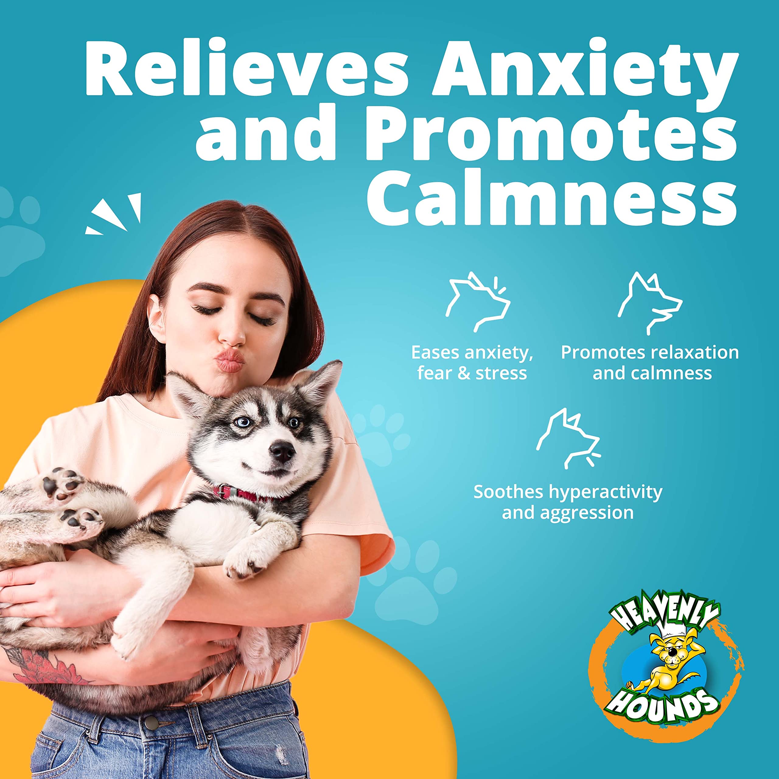 Chews in a bowl illustrate shareable daily calming snack for multiple dogs.