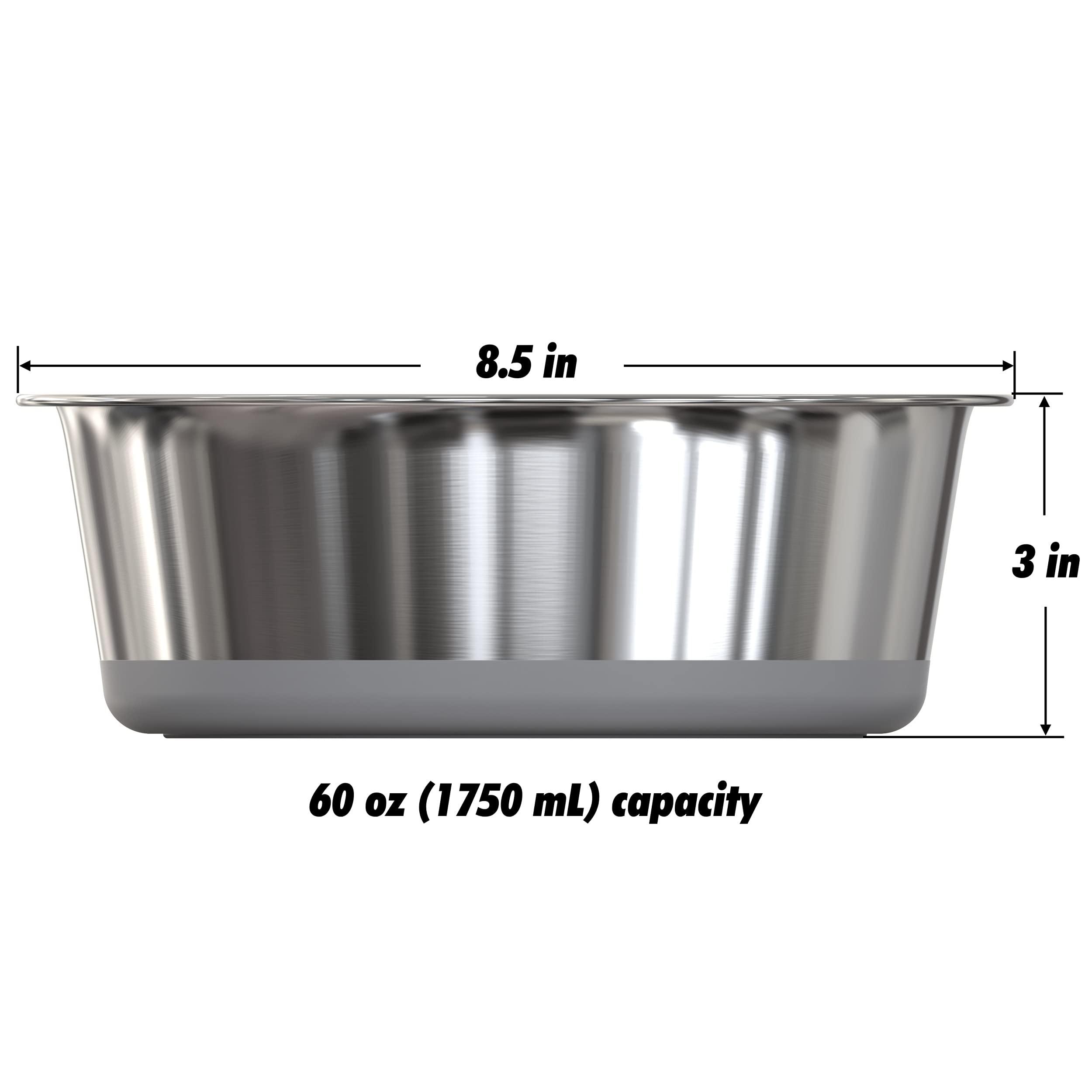 HeavyBowl dishwasher-safe stainless steel for easy cleaning after meals.