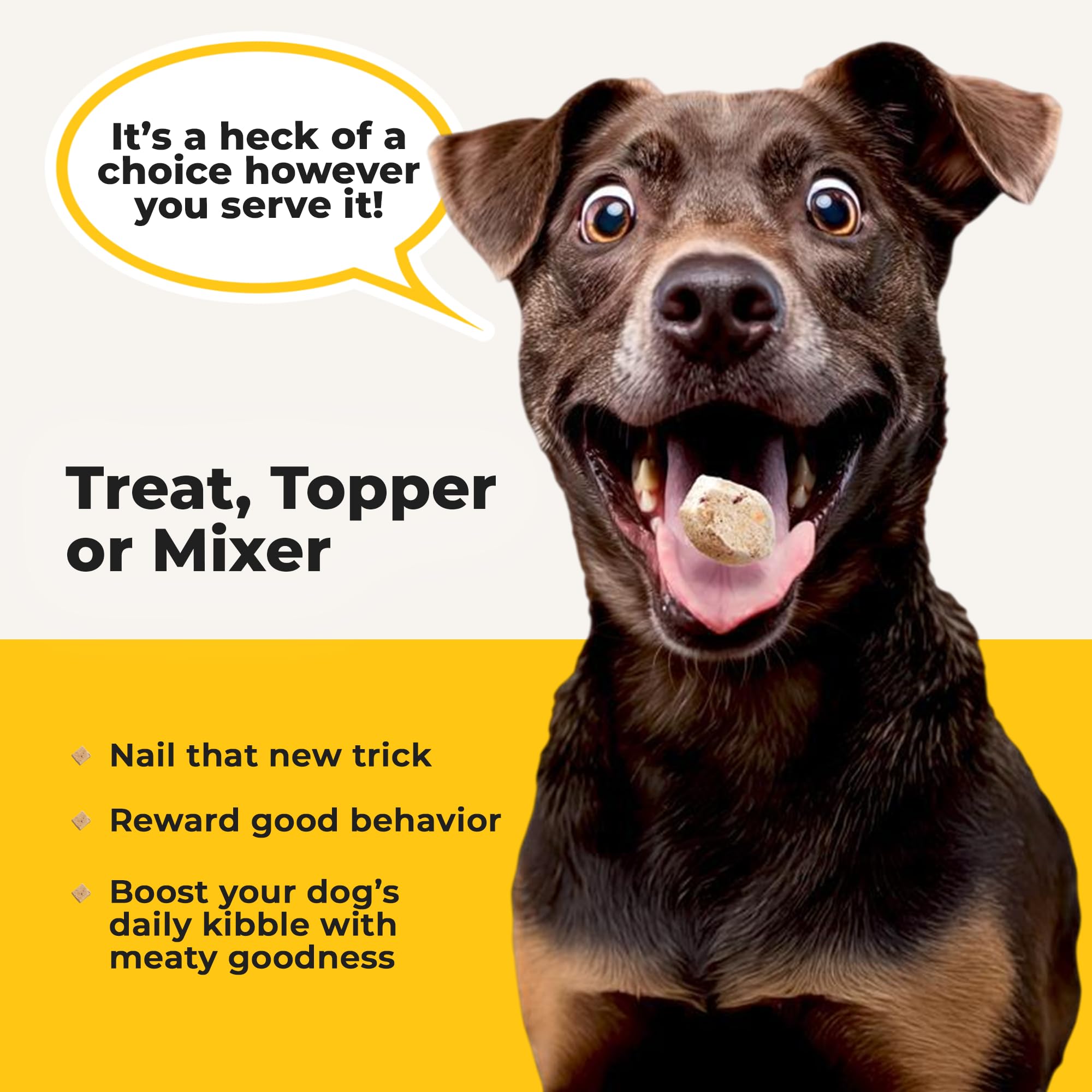 Heckova beef liver dog treats USA-made reassurance of quality and ethical sourcing.