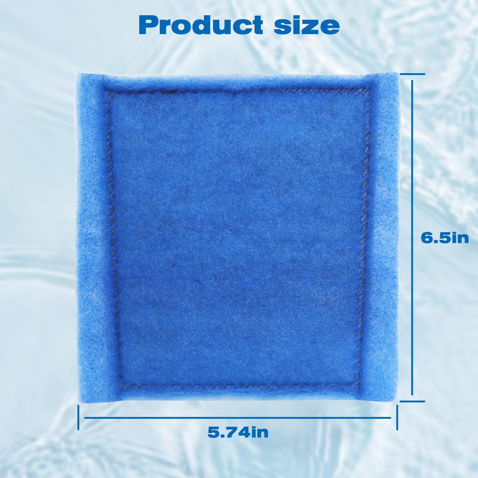 Hedday filter-media cotton-activated-carbon preserves clear water by capturing impurities and waste.
