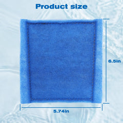 Hedday filter-media cotton-activated-carbon preserves clear water by capturing impurities and waste.