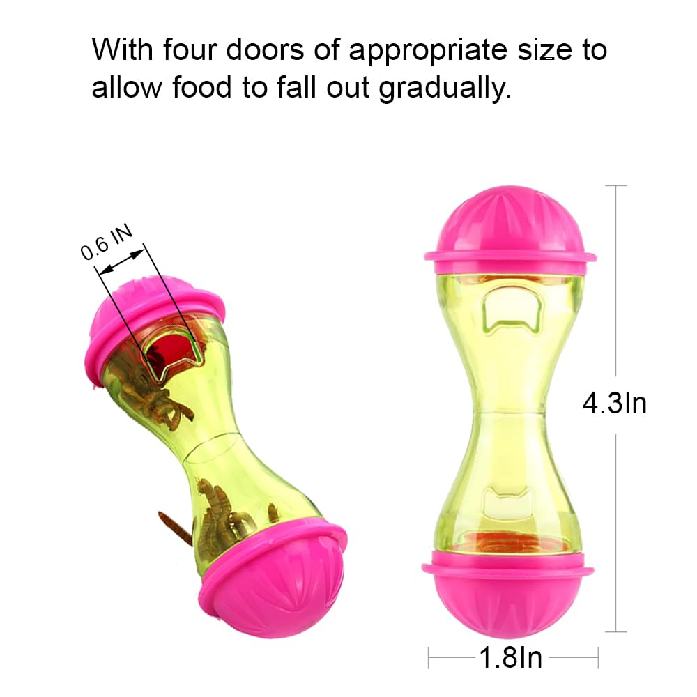 Hedgehog Toys transparent surface view helps hedgehogs spot treats and stay curious.