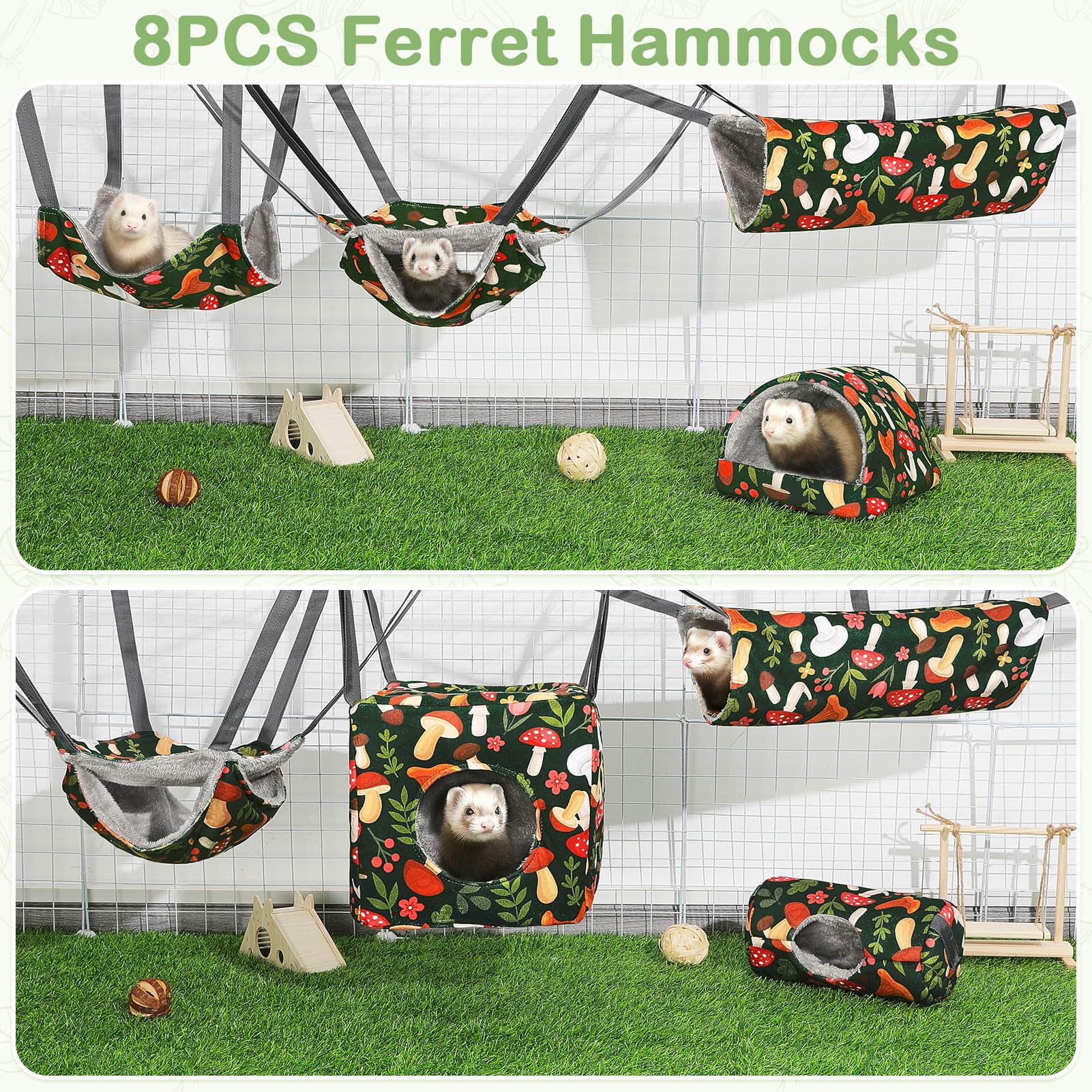 Hedgeink Ferret Hammock close-up shows crystal-soft fabric for cozy napping.