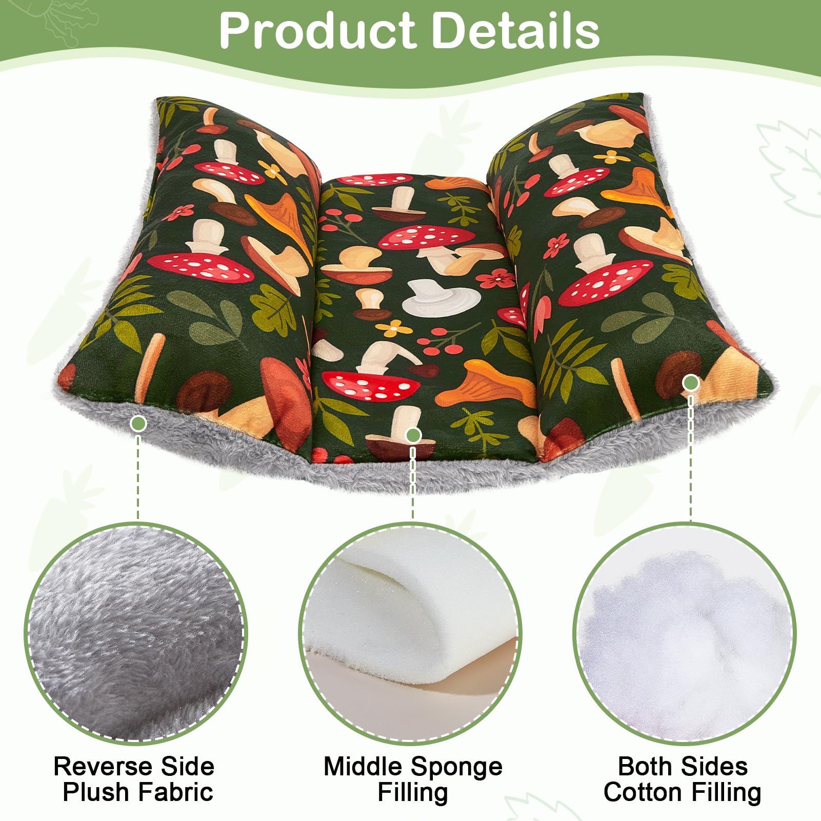 Hedgeink Rabbit Bed easy to clean, machine washable for hassle-free maintenance.