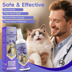 Hedhedhed cat deterrent spray used indoors and outdoors around trees and furniture
