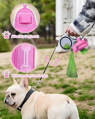 Inner pocket in Heelay poop bag holder stores small items securely