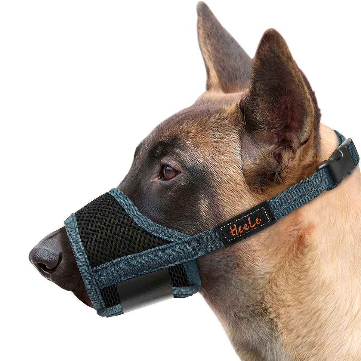 HEELE Dog Muzzle adjustable-snout strap for secure fit during walks