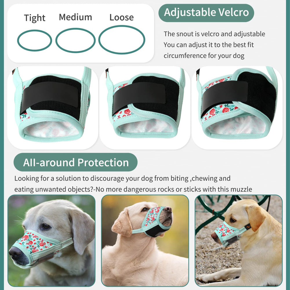 HEELE Dog Muzzle is machine washable for easy cleaning after outdoor use.
