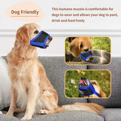 HEELE Dog Muzzle soft-padding interior enhances comfort during wear.
