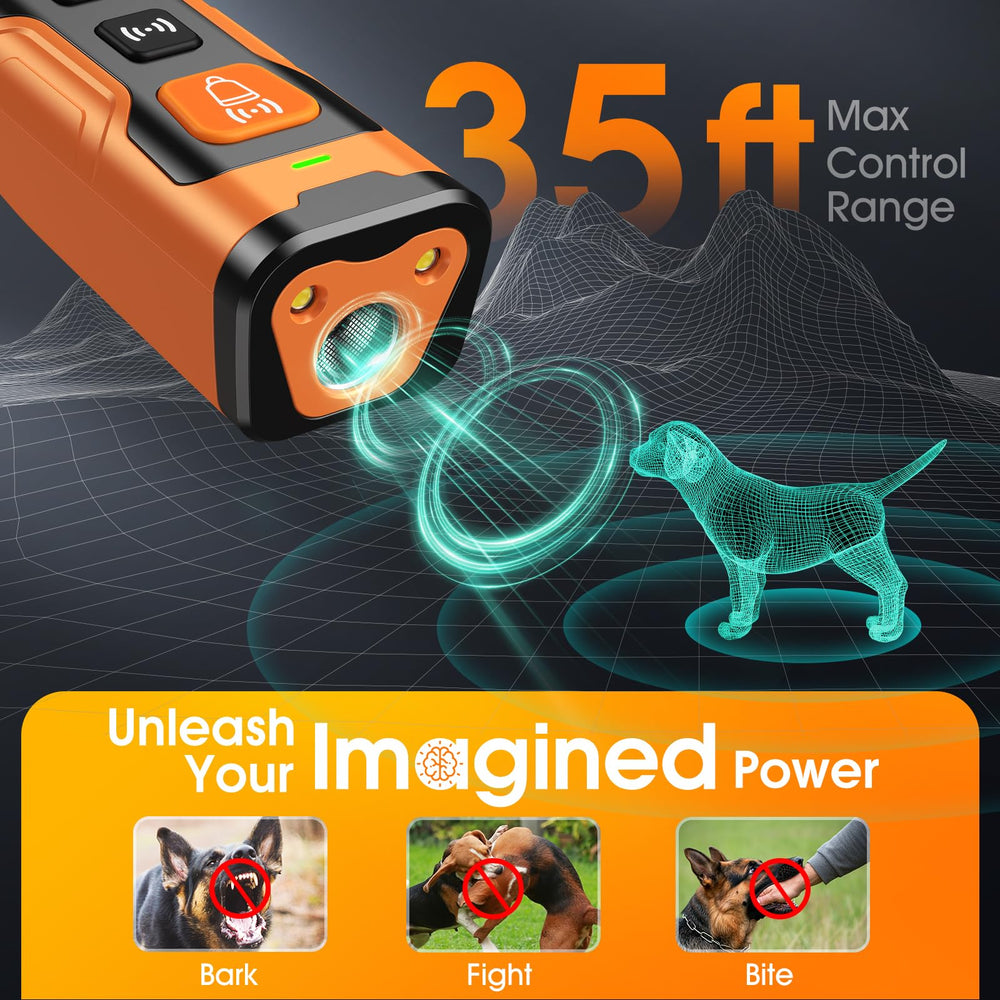 HeeNzz dog bark deterrent USB-C charging showcases quick recharge for on-demand training.