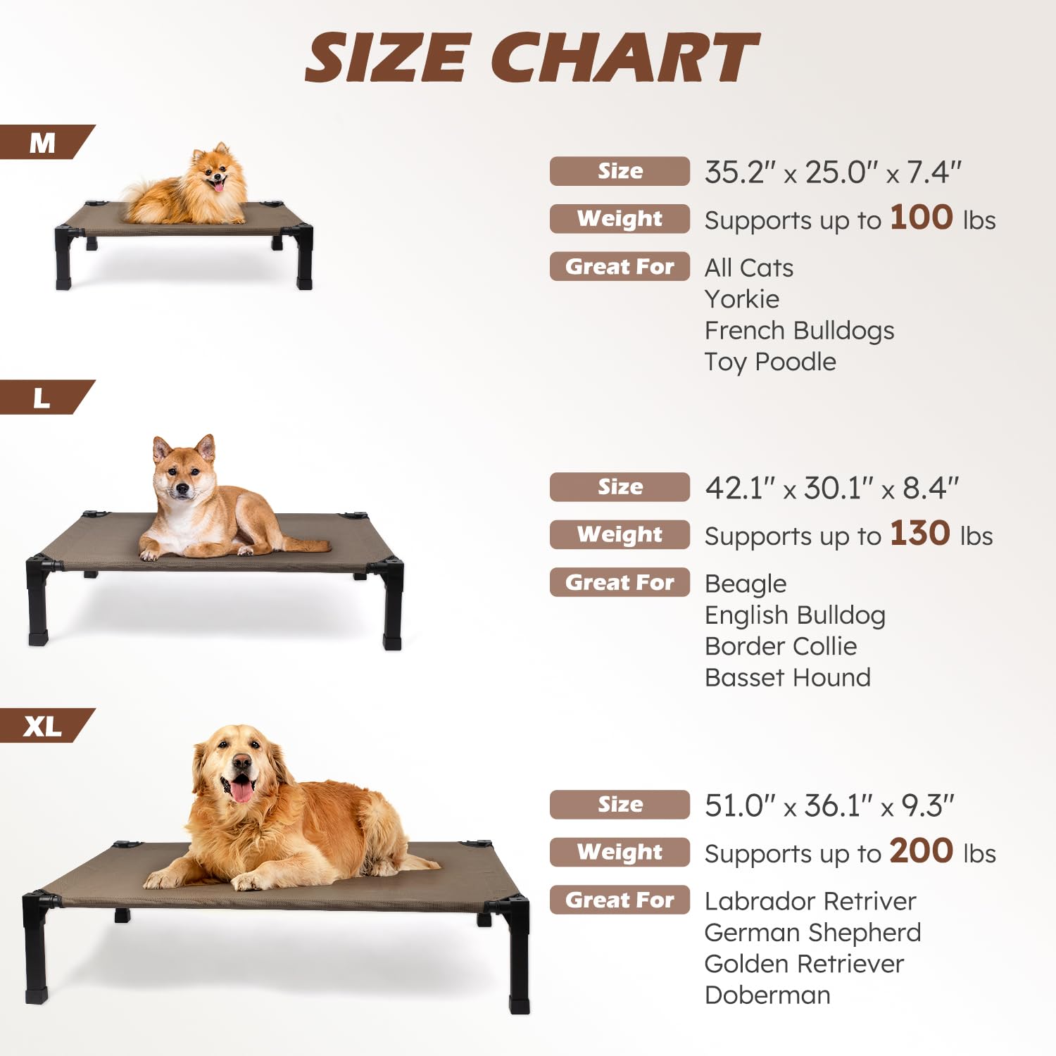 Heeyoo cooling dog cot raise demonstrates elevated cooling for hot days outdoors.