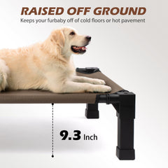 Heeyoo dog bed non-slip feet emphasize floor protection and stable footing.