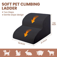 Heeyoo high-density foam provides cushioned support for aging pets.