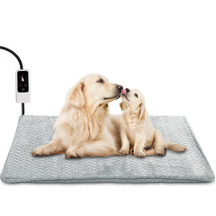 Heeyoo Pet Heating Pad front view shows large warmth surface for pets