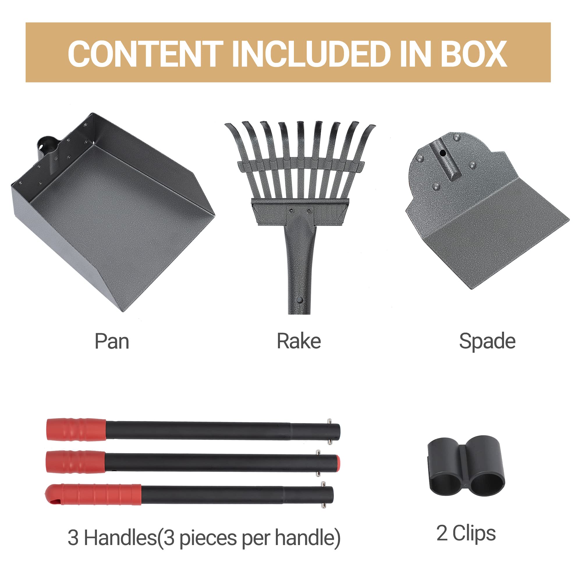 Heeyoo rustproof metal material resists outdoor wear and corrosion.