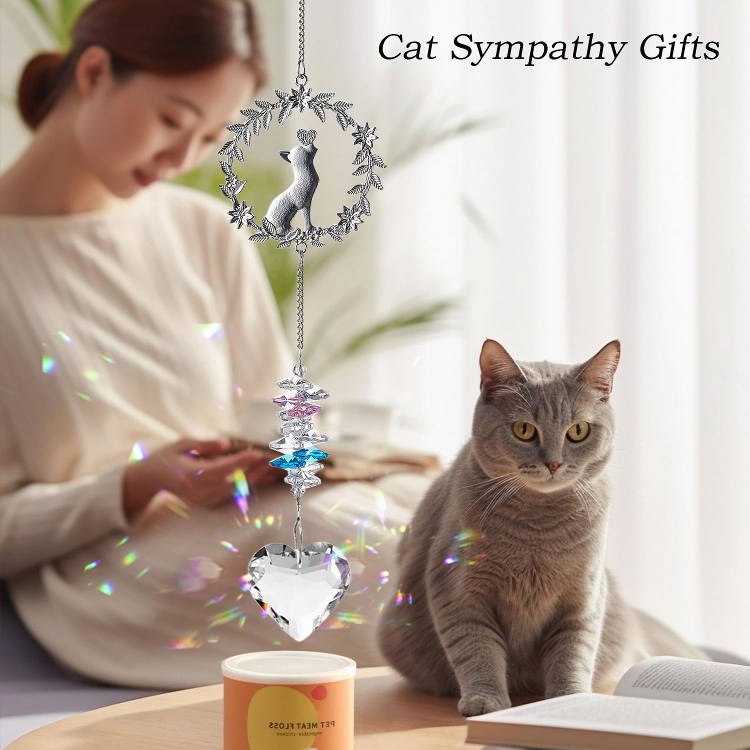 HEGELDA sympathy gift for pet loss accentuates comfort with gentle sparkle.