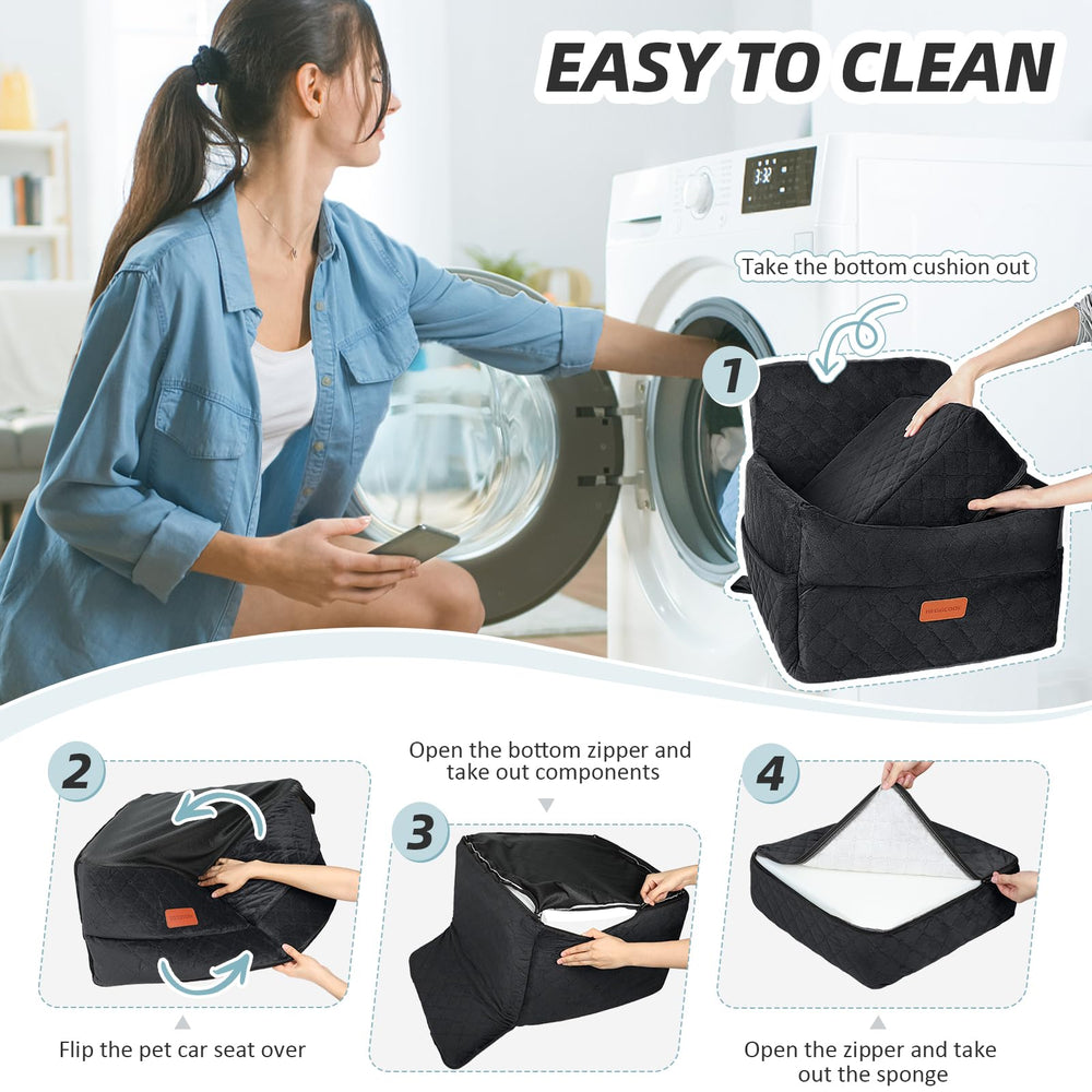 HEGGCOOE detachable washable cover simplifies cleaning after trips.