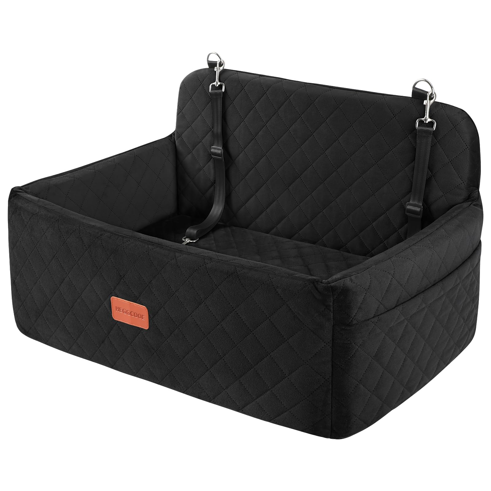 HEGGCOOE dog car seat backseat in use offers secure booster for safe road trips