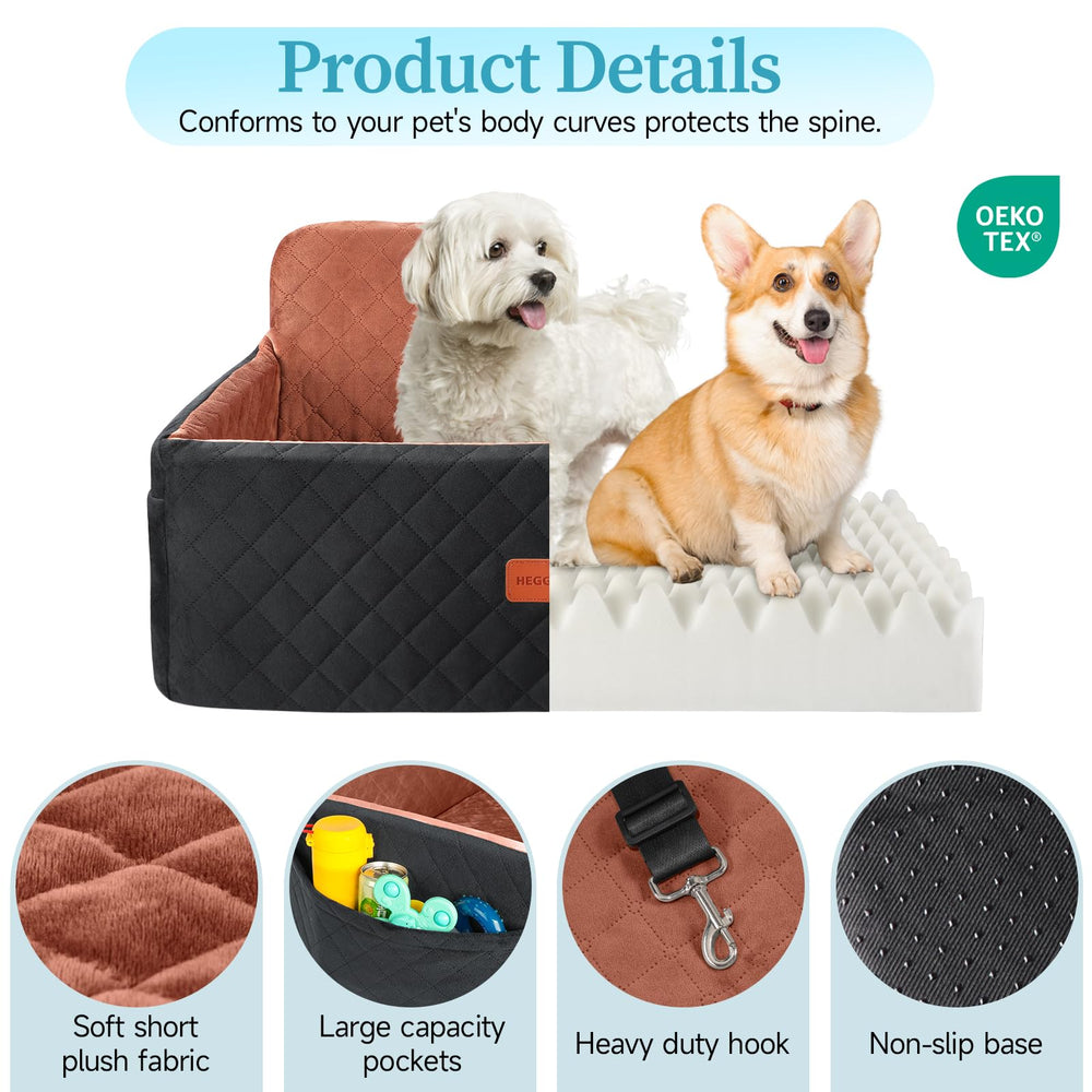 HEGGCOOE dog car seat removable cover for easy washing