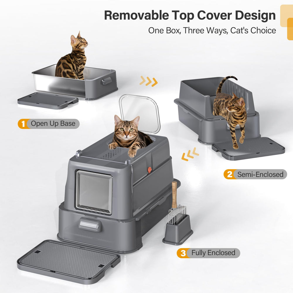 HEGGCOOE modular design lets you switch between enclosed and semi-open setups.