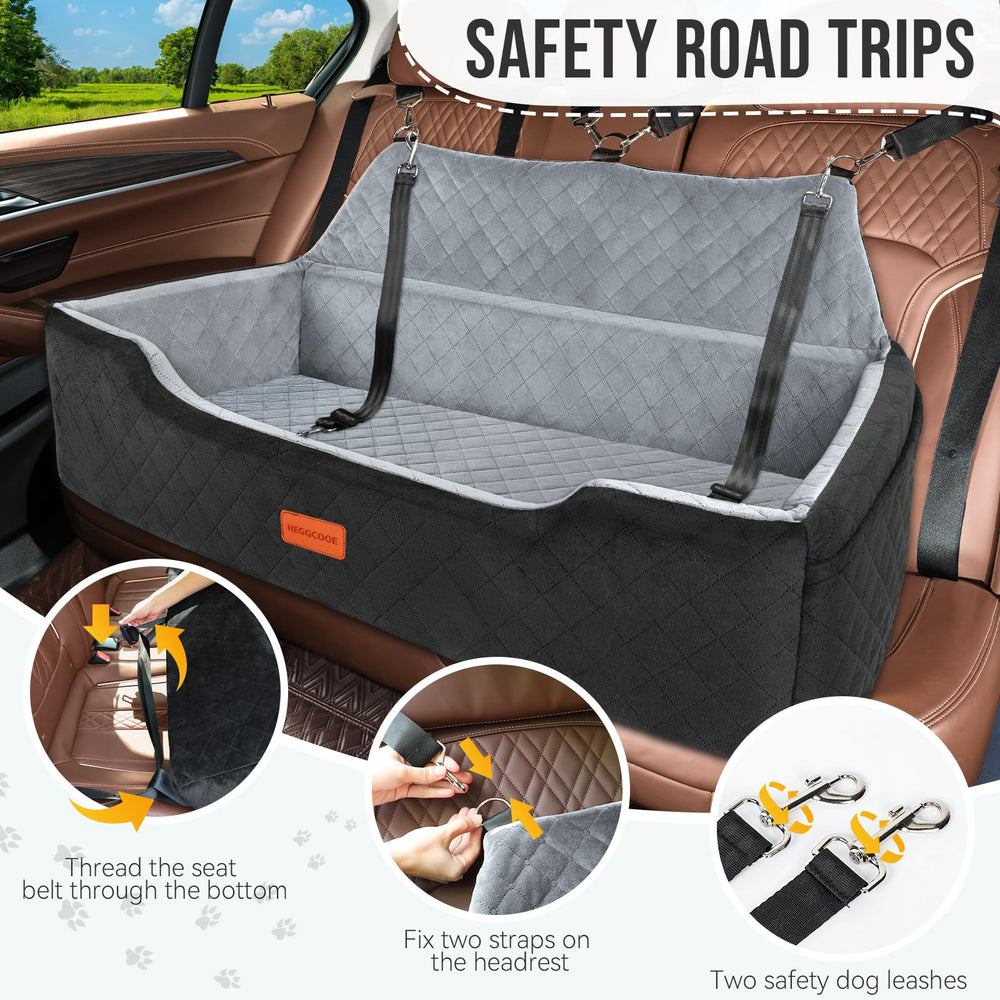 HEGGCOOE non-slip bottom keeps seat steady on bumpy roads.