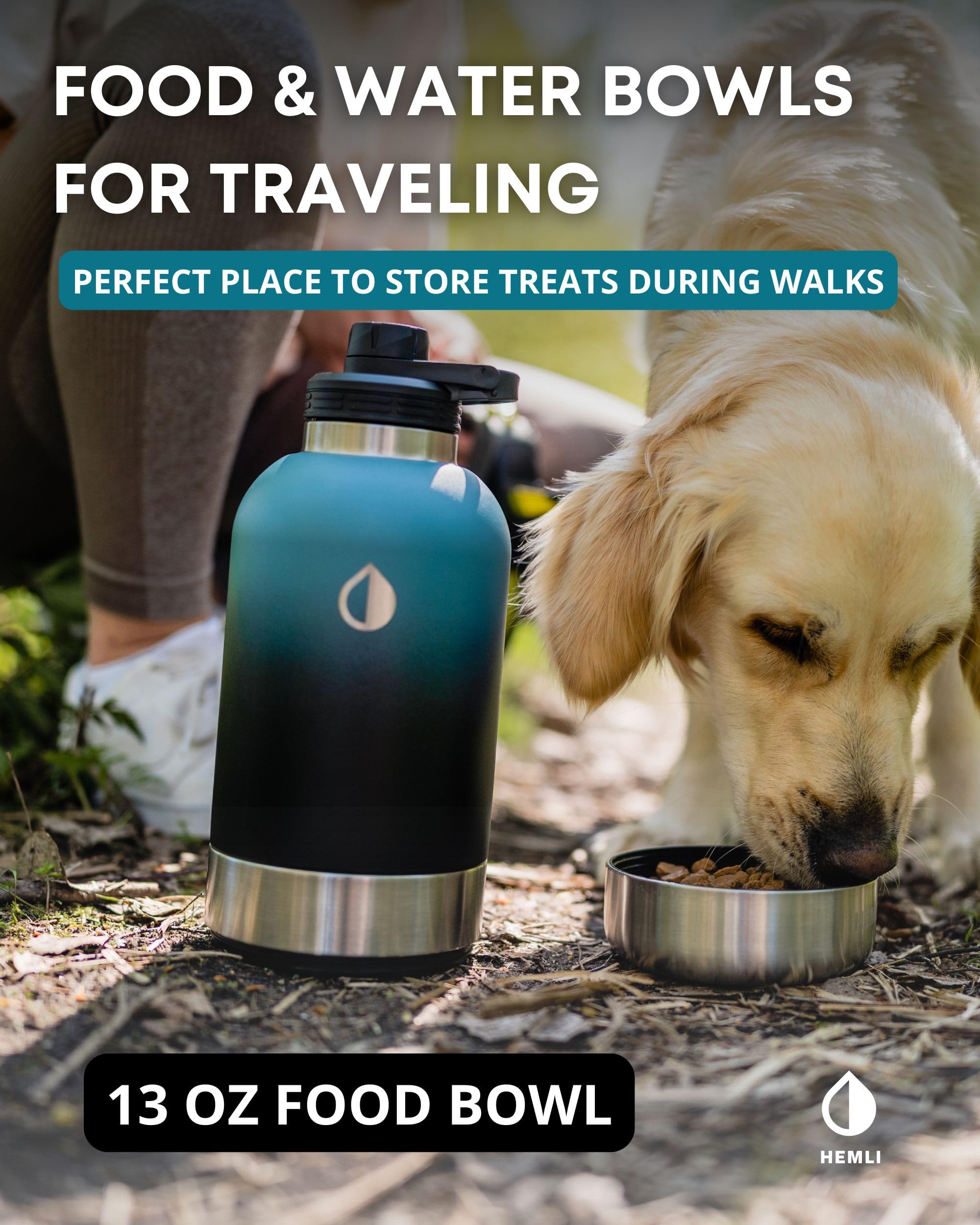 Hemli chug lid ensures quick hydration without delaying your outing