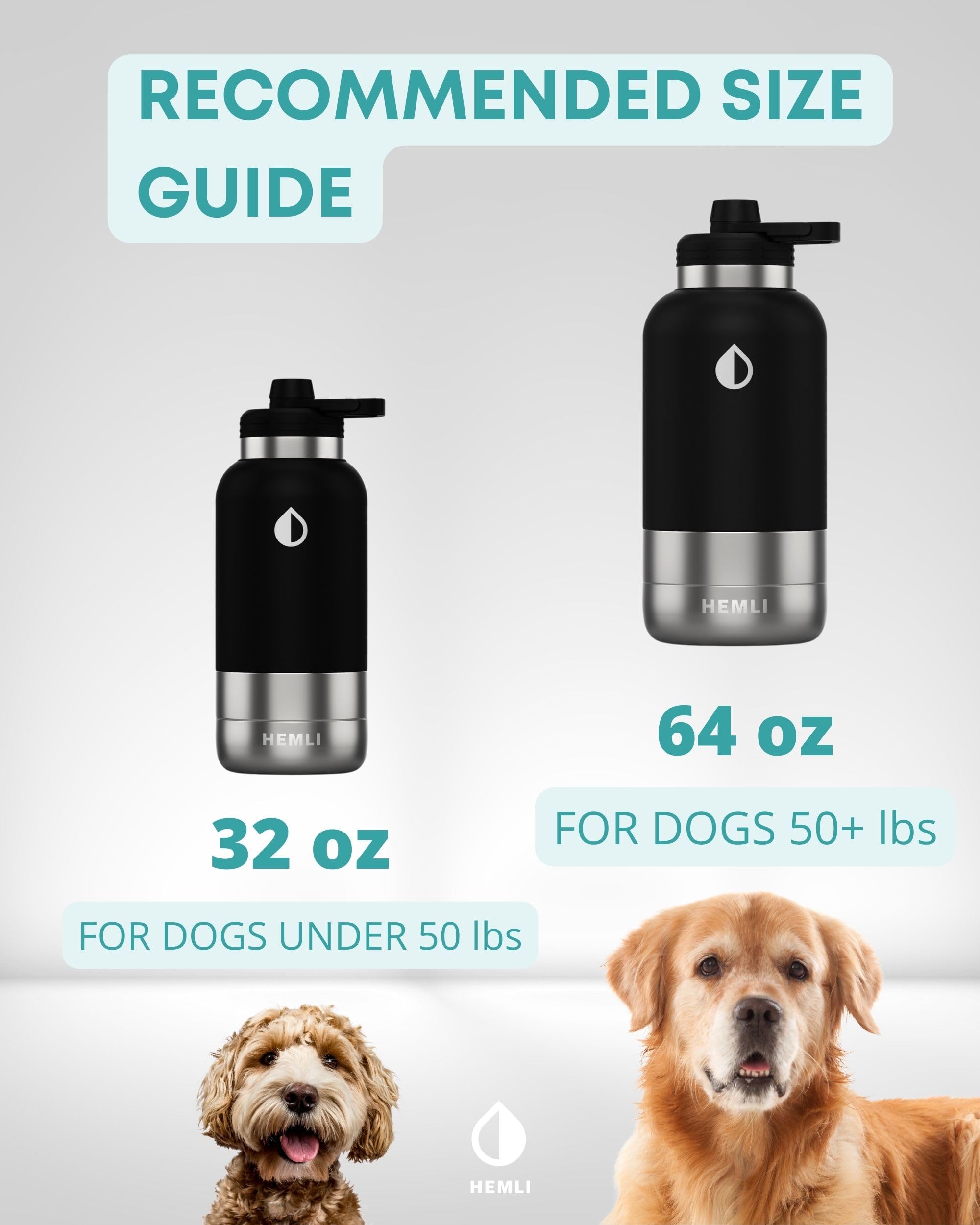 Hemli bottle side mesh compartment stores waste bags during outings