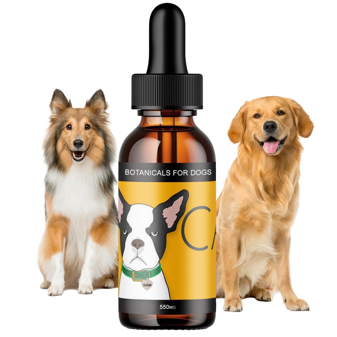 Hemp Dog Health Calm bottle close-up for fireworks-related stress relief.