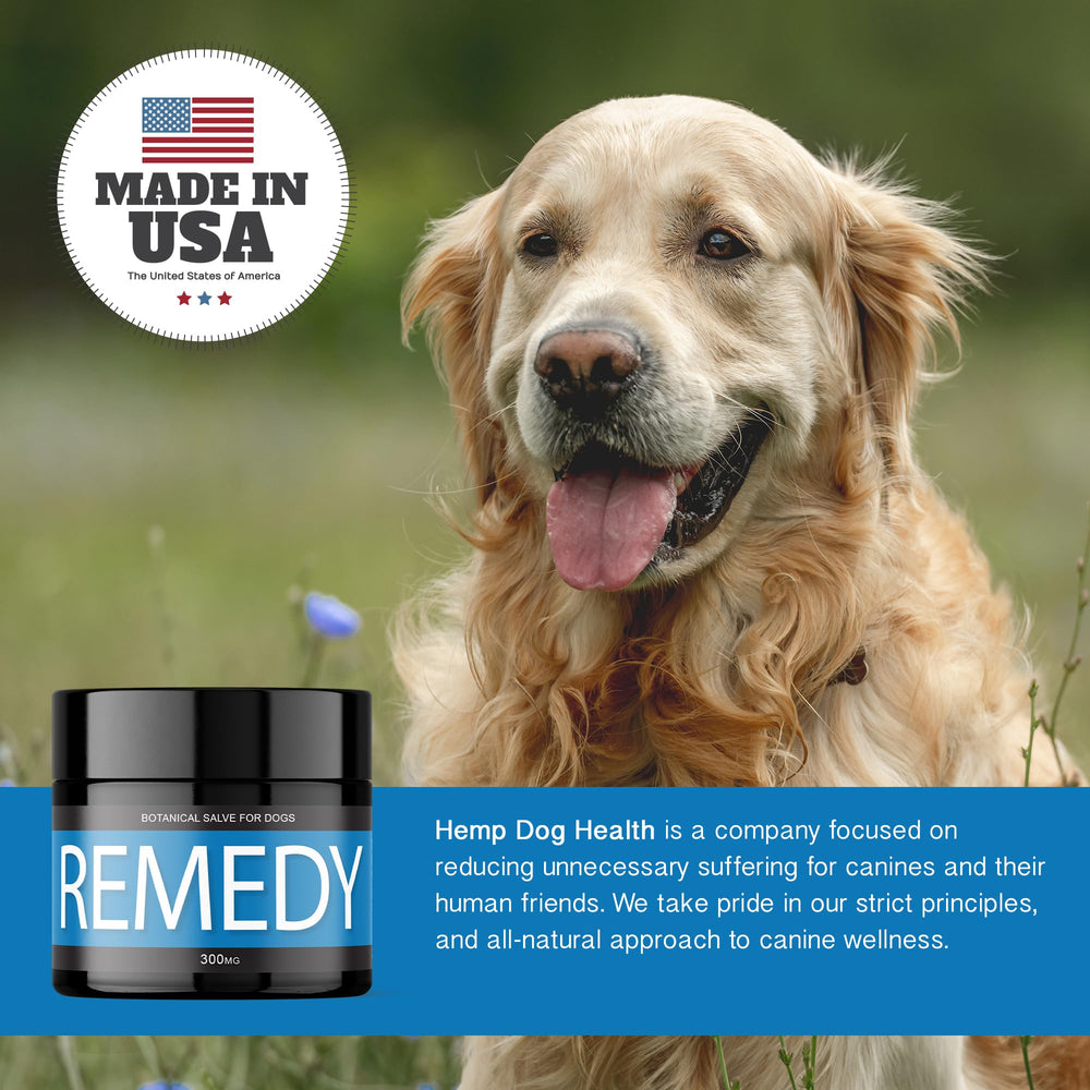 Hemp Dog Health Remedy third-party testing seal signals quality and safety assurance