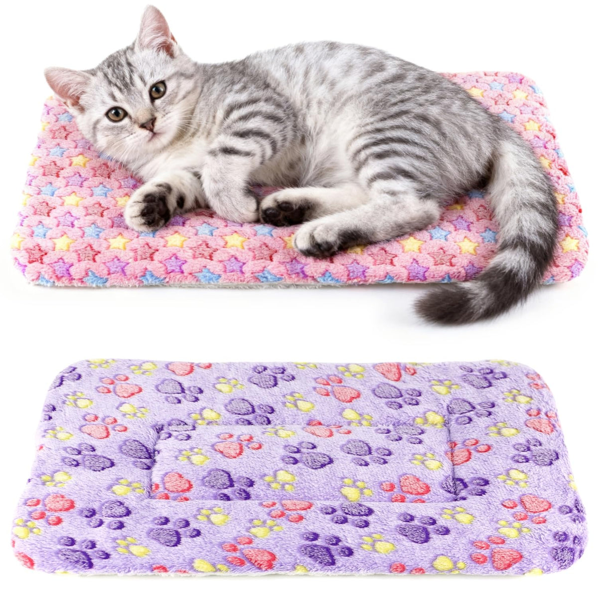 HeNdShe cat blanket soft-flannel closeup highlighting cozy warmth for naps.